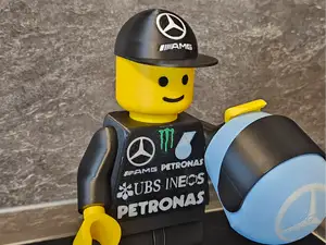 Brick Man Mercedes Petronas F1 Team 20cm