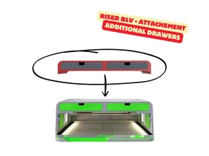 RISER BLV (ATTACHEMENT WITH DRAWERS) - P1S P1P P2S