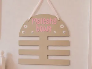Personalised Bow Holder | Daisy Hair Bow Organiser