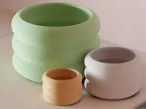 Planter, Donut Rings. Modern and clean Planter