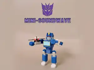 Origin-Zero Soundwave Laserbeak Transformers robot