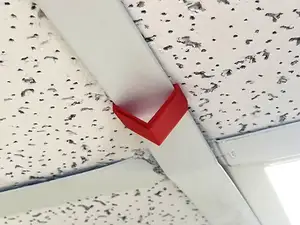 Colored Indicator Clip for Drop Ceiling Grid T-bar