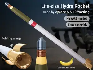Life-size A-10 Warthog Hydra Rocket 