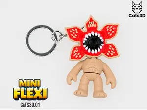 Demogorgon mini flexi keychain - Stranger Things