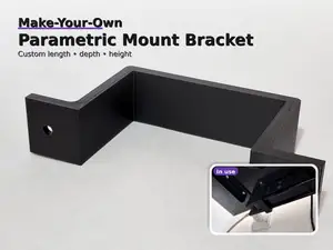 Make-Your-Own Parametric Mount Bracket