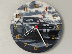 wall / desk clock Dodge Challenger SRT Hellcat