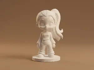 Chibi Anime Girl – Cute Stylized Figurine