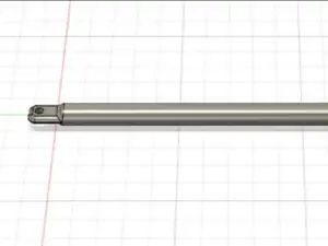 Short Window Blind Control Rod