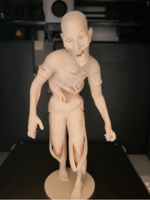 Mega Detailed Zombie Figure - 245mm Horror Statue