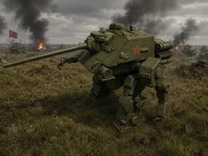 SU-100 AKM Hunter Tank Mech