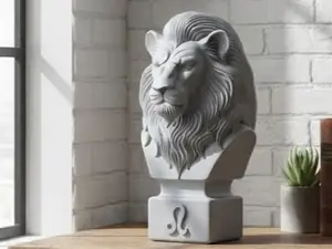 Leo Zodiac Bust - Celestial Collection