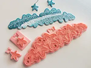 Starfish Headband and Earrings Polymer Clay Cutter