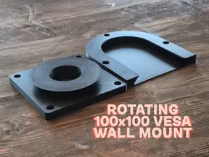 Rotating, Slide-In VESA 100x100 Monitor Mount
