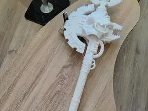 Omnissian Axe cosplay