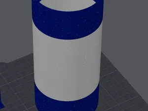 Linea 3 - Tubo scarico 179mm - PETG bicolor