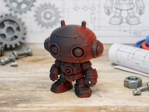 Chibi Mecha Bot Mini Wachroboter