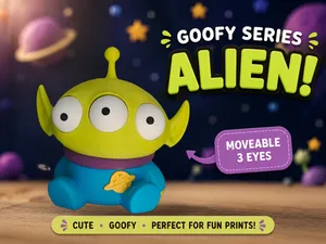 Goofy series – ALIEN Movable Eyes NOAMS Toy Story