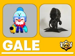 Gale brawl stars figurine