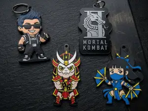 Kit Chaveiro Mortal Kombat II Johnny Kitana Shao 