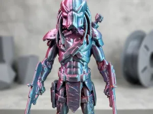 Predator Dual Guns Figure - 130mm Detailed Statue