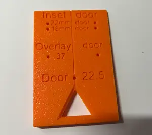 Cabinet and door concealed euro hinge drilling jig