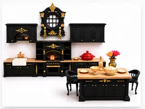 Victorian Dollhouse Kitchen Set