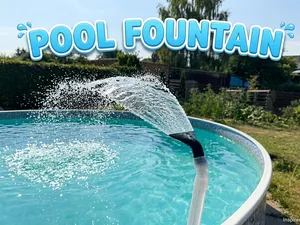 Pool fountain and shower (eye-ball connector)