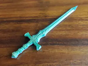 飞剑 宝剑 分件 无支撑手机一键打印 组装 可上色 坚固 可放大 cos道具武器兵器模型儿童玩具