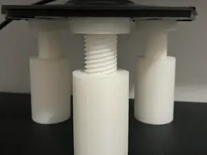 no support adjustable monitor/ desktop stand legs
