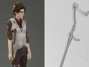 Viktor cane from ARCANE (league of legends)