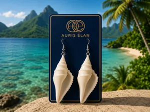 Ocean Whisper Shell Earrings