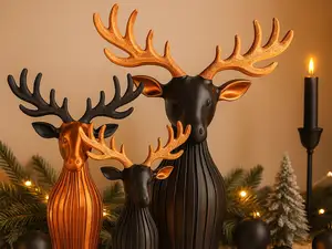 Antler Christmas Display