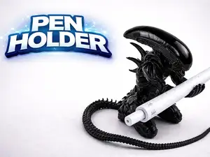 alien pen holder xenomorph stand