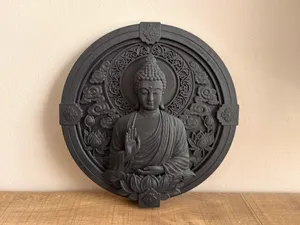 Tableaux Rond 3D Bouddha v.1 