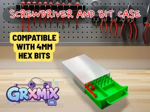 Screwdriver and Bit Case