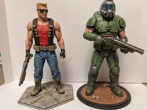 90s Action: DOOMed Space Marine or DUKE NUKE(m)?