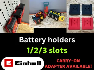 Einhell 18V Battery Holder - 1/2/3 slots