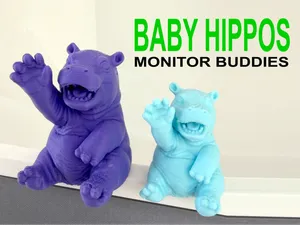 Baby Hippo (Hippopotamus) Monitor Buddies