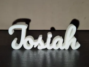 Josiah Name Sign Display Decor