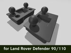 2x Ram Mount B x LR Defender (Ashtray/Coin Tray)