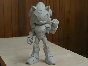 Iron Sonic Figurine