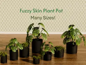 Fuzzy Skin Plant Pot
