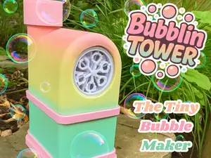 Bubblin Tower – A Summer-Ready Tiny Bubble Maker
