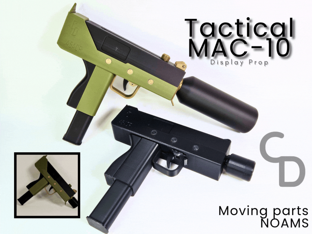 Tactical Mac 10 Prop SMG With Suppressor NO AMS