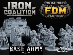 Iron Coalition, BASE ARMY- 32mm grimdark wargame
