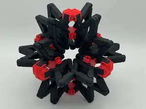 Hoberman Sphere (Partly Print-in-Place)