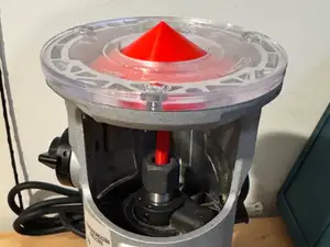 Router Centering Pin and Cone (1/4 inch shank)