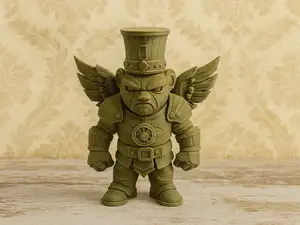 Steampunk-Engel des Uhrwerks