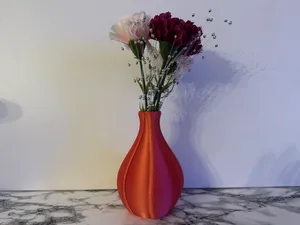 Vase with fuzzy details