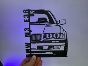 BMW M3 E36 no ams - decorazione da parete
